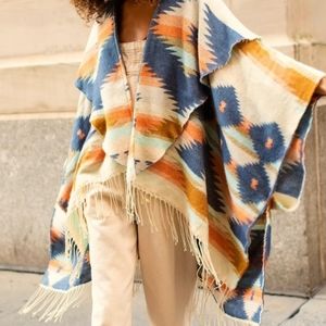 Free People crossroads oversized poncho